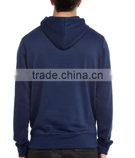 Wholesasle New Design Preshrunk Plain Mens 100% Cotton Hoodie photo-2