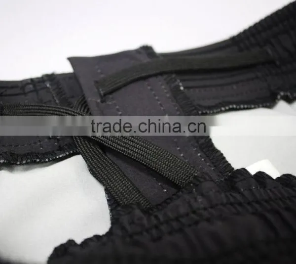 2016 NEW STYLE BLACK MMA SHORTS WITH LOGO ON THE BOTTON OF LEG OPENING photo-6