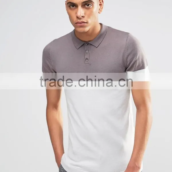 MGOO Hot Sale 100 Cotton Polo Plain Short Sleeves Custom Embroidery Or Print Contrast Purple White Color photo-2