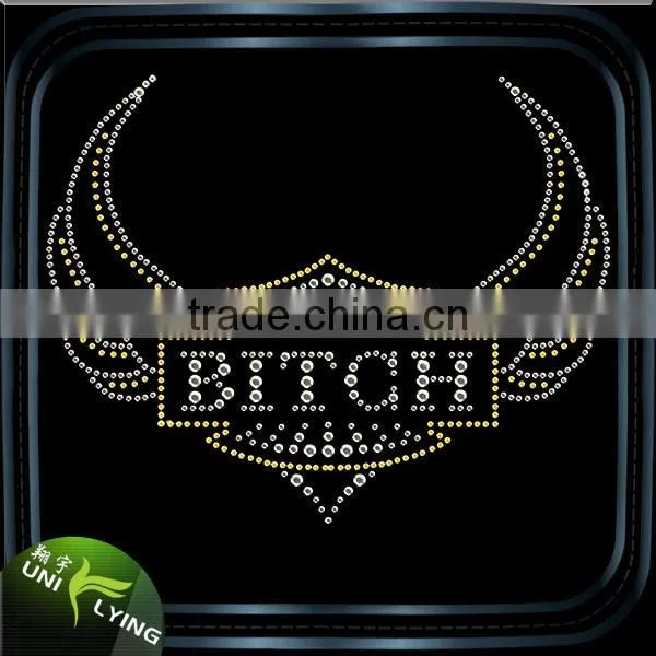 Rhinestone Transfer Iron on Angel Wings photo-2