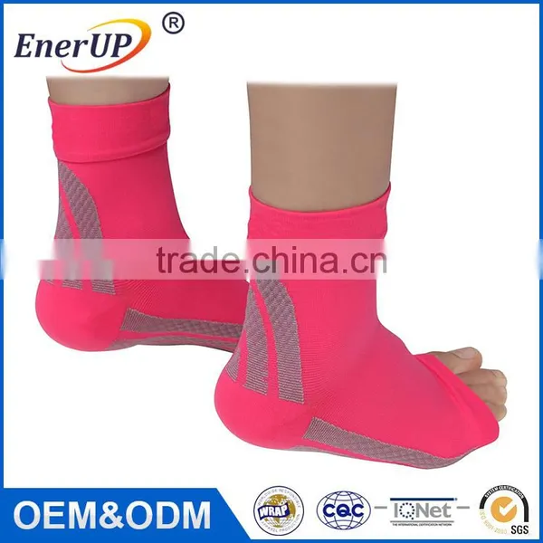 China Custom OEM Compression Foot Sleeves 3 Sizes Plantar Fasciitis for Sports Ankle Support photo-3