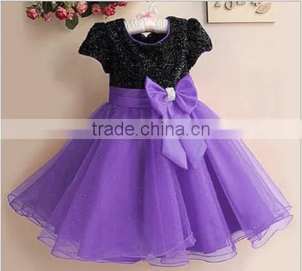 Walson Children Clothes Little Princess Dress Organza Dress Latest Children photo-3