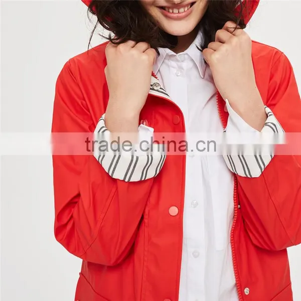 2017 OEM Hot Sale Petite Anti-wind Jacket With Patch Pockets for Women photo-6