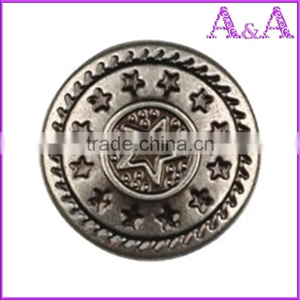 New Style Silver Nickel Free Jeans Button Custom Design Nickel Color Buttons for Jeans Washable and Hand Press photo-6