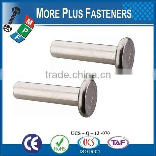 Made in Taiwan High Quality Rivet Copper Rivet Flat Head Rivet photo-6
