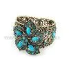 Retro Fashion Alloy Diamond Resin Bracelet