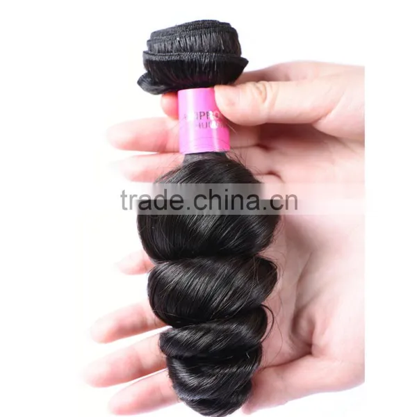 Buy Human Hair Online Indian Loose Wave Hair Pieces 100% Virgin Unprocessed Raw Indian Temple Hair photo-2