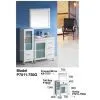 Mdf Bathroom Cabinet With Glass Door