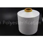 Recycled Chip Spun Polyester Yarn / Full Dull Yarn For Sewing RW 75D/72F