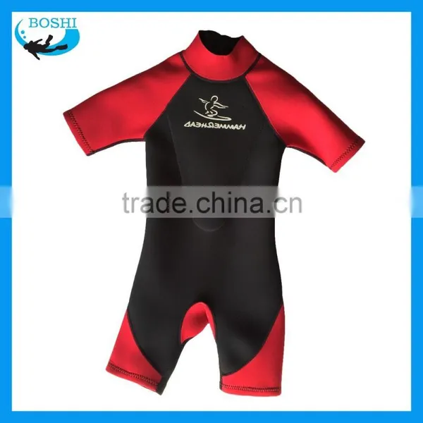Shorty Neoprene Smooth Skin Wetsuit for Kids