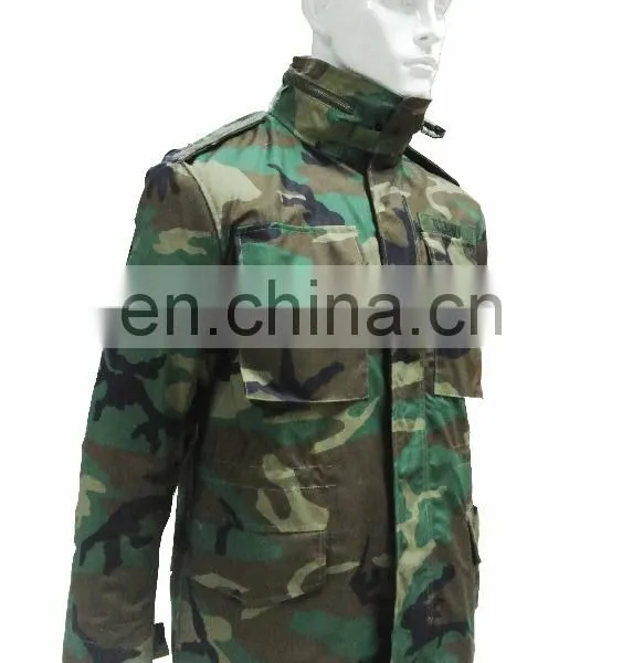 Factory Supply Custom Woodland Camouflage M65 Jacket for Sale photo-3