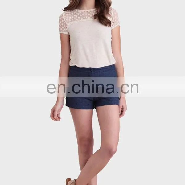 Korean Style Latest Fashion Women s Pants Tight Mini Length Hot Pants Sexy Nude Women Photos photo-4