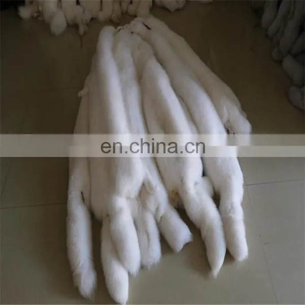 Factory Price Real White Fox Fur Skin /Dyed Fox Fur Skin Pelt From China photo-2