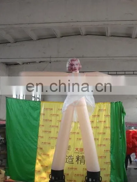 Customized New Design Giant Led Inflatable Air Dancer of Marilyn Monroe photo-3