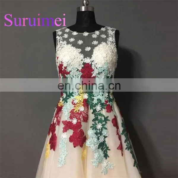 Tea Length Prom Dresses Vestidos de Noiva Formal Evening Gowns New Arrivals photo-3