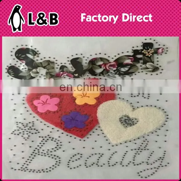 New Design Umbrella Hot Fix Motif Chenille Rhinestone Decorative Embroidered Patches photo-3