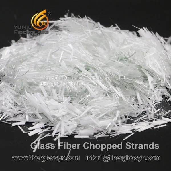 fiberglass chopped strands for cement admixtures of concrete and cement