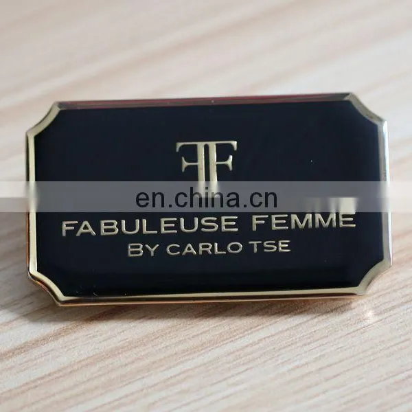 Promotional Price Custom Logo Rectangle Labels Metal Luggage Tags photo-2