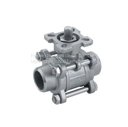 Трехъярусный сварной шаровый клапан типа Welded Ball Valve с высоким монтажным площадкой