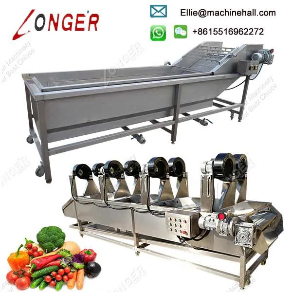 Automatic Fruit and Vegetable Washing and Drying Processing Line photo-4