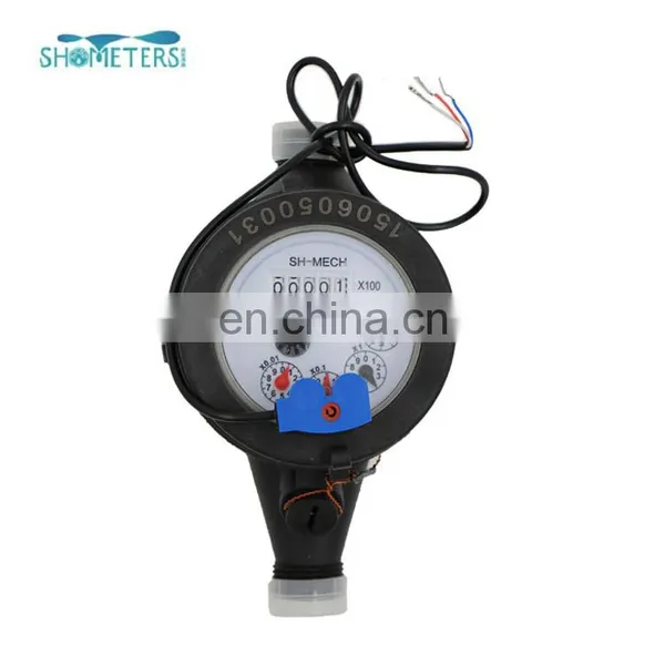 Multi Jet Dry Dial Plastic 5 Wheels Water Meter Pulse Sensor Made in China photo-6