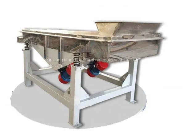Large Capacity 304 Stainless Steel 3 Decks Linear Vibrating Filter Screen Machine for Seeds Sorting photo-2