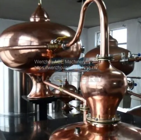 Ace Traditional Technique Cognac Pot Still Red Copper Brandy Charente Distiller photo-4