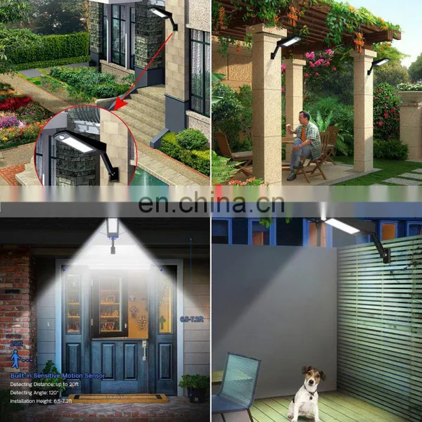 60 LED Solar Street Lights Outdoor, 900LM Wireless Waterproof Motion Sensor All In One Solar Street Lights photo-7