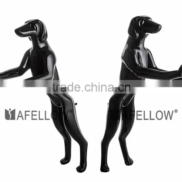 Animal Black Dog Mannequin for Sale photo-2