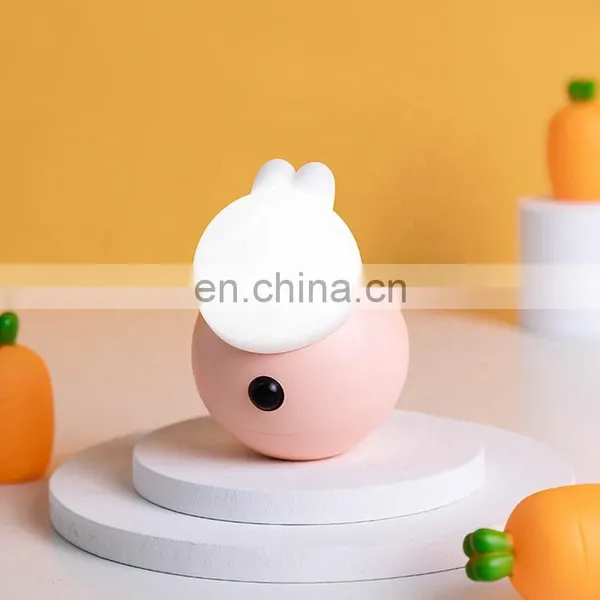 2020 New Design LED Night Light Touch Tap Lamp Bedroom Energy-saving LED Silicone Lamp for Kids photo-3
