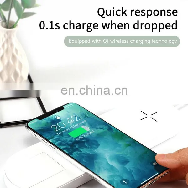 Universal Wireless Charger Wholesale New Arrivals 2020 Wireless Fast Charging For Iphone Mobile Phones For Charger 3 In 1 photo-2