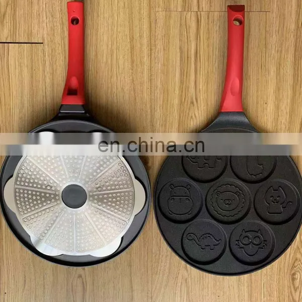 Pink Die Cast Heavy Duty Non Stick Kids Aluminum Wholesale Pie Custom Cooking Baking Dishes Pots Pans photo-2