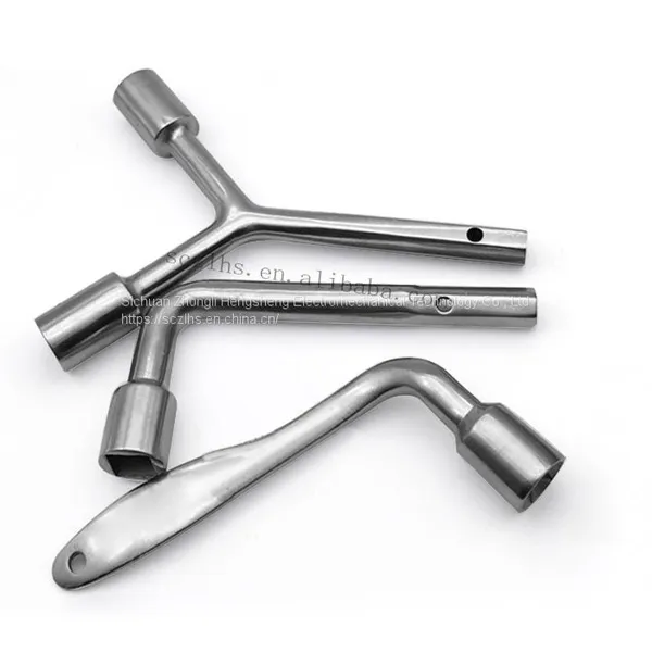 Universal Cross Triangle Key Wrench Adjustable Key for Train photo-4