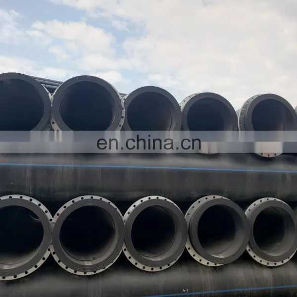 HDPE Pipe With Two HDPE Flange Adapter and Two Steel Flanges For Dredge and Mining photo-2