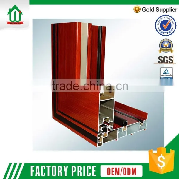 Customized Design Foshional Double Glass Aluminum Sliding Door photo-4