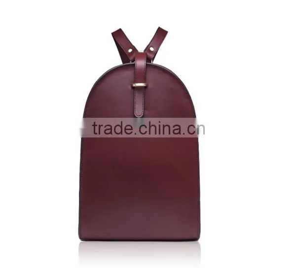 Vintage Durable Hot Style Women Backpack Leisure Small Size Simple Nappa Cow Leather Backpack for Girl photo-2