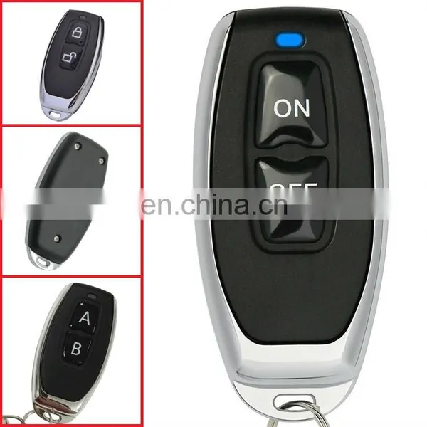 2-button 1527/2240 Learning Code Smart Home 433MHz Radio Frequency Remote Control for Door Lock / Home Appliances / Car Alarm photo-5