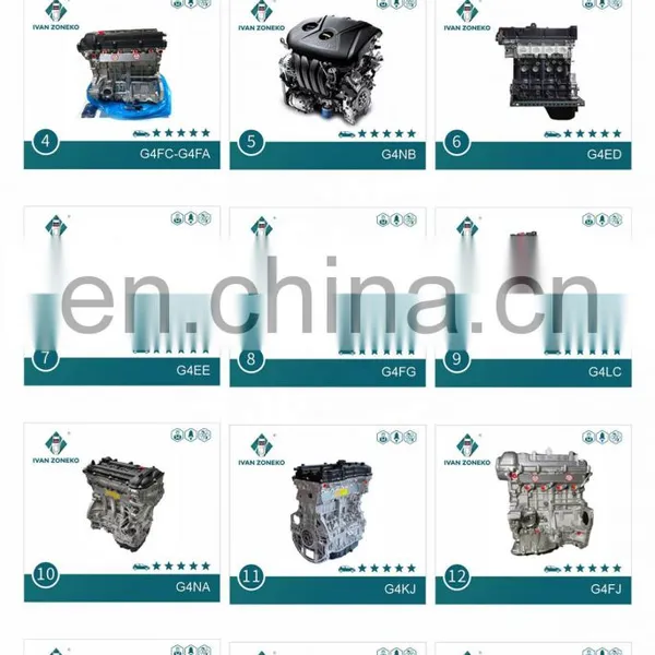 High Quality and Hot Sale Brand New G4KE Bare Metal Motor CVVT 2.4L Engine Assembly G4KE for Hyundai Sonata Santa Fe photo-5