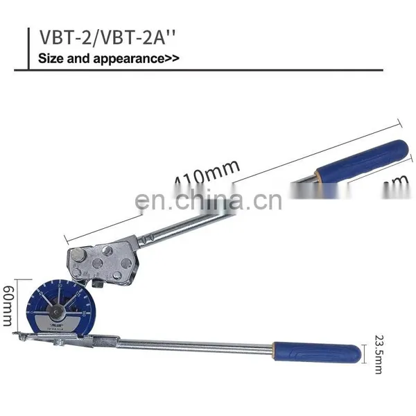 VBT-1/2/3/4/5 VALUE tragbarer Rohrbiegler, Kupferrohrbiegger, manuelles Rohrbiegerset, Rohrbiegemaschine photo-3