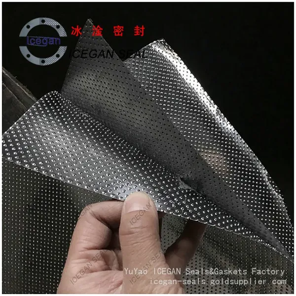 IG-019 Double Layer Tinplate Single Sided Tanged Sheet Non-asbestos Composite Sheet photo-4