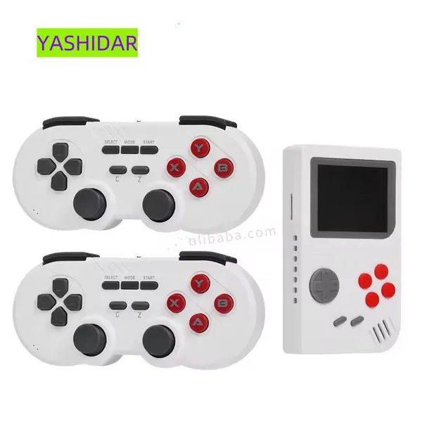 K8 Game Console 4k Tv Output 64gb 30000 Games With Handheld Game Console Design 2.4g Wireless Controllers Retro Gaming Console