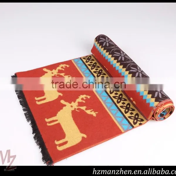 The New 2016 Christmas Jacquard Flannelette Silk Scarf photo-3