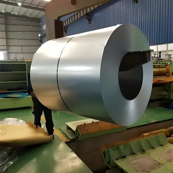 --Double Sided Colorless Anti Fingerprint Galvanized Aluminum Coating Durable Aluminum Zinc Steel Coil photo-4