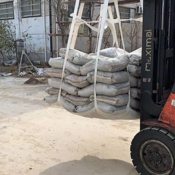 Cement Bag Lifting Lifting Bags Soft Lifting FIBC Breathable PP Woven Sacks 1100lbs 2200lbs 3300lbs Sling Bags for Cement photo-4