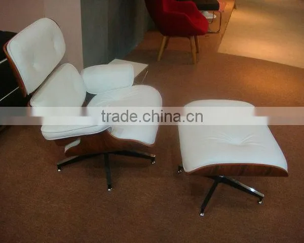 Luxury Living Room Furniture Ottoman Genuine Leather Lounge photo-5