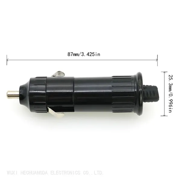 Three Section Cigarette Lighter Connector 5A 10A 15A 20A 12V 24V Cigarette Lighter Charger Plug