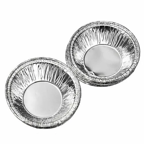 Mini Round Aluminum Foil Baking Cups for Muffins Tarts Cupcakes Disposable Dessert Pans Bulk Pack photo-3