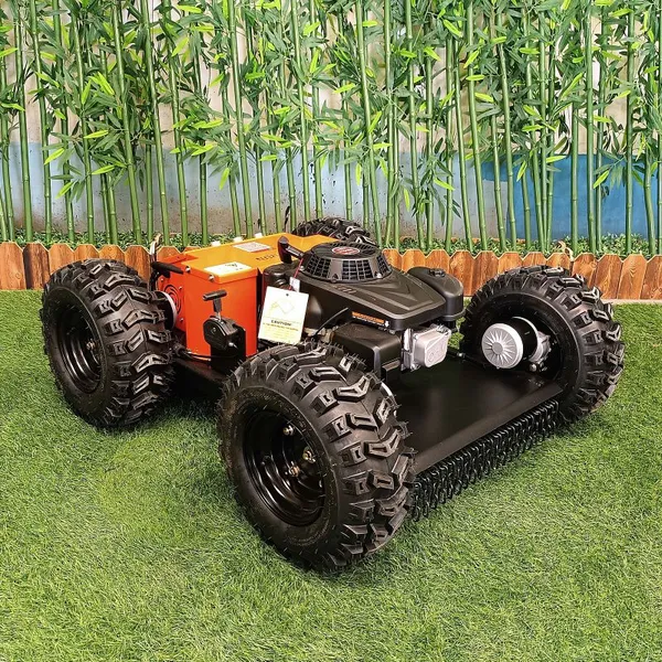 Industrial Petrol Rotary Blade Lawn Mower-4-Stroke 224CC Engine Self Propelled High Torque Steel Chassis Height Adjustable photo-3