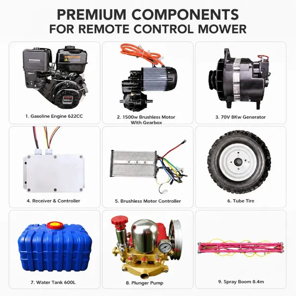 Agriculture RC Sprayer CE EPA Quick Connect Boom Gasoline Machine for Orchard Farm photo-3