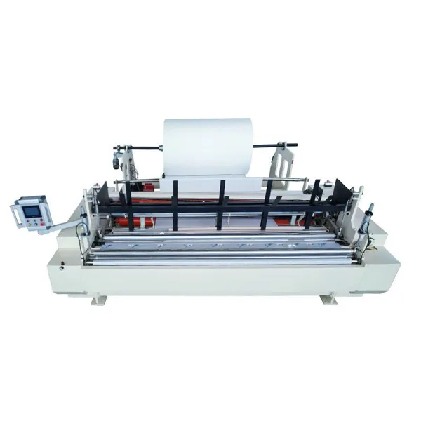 Fully Automatic Toilet Paper Roll Rewinding Machine With Perforating and Embossing photo-2